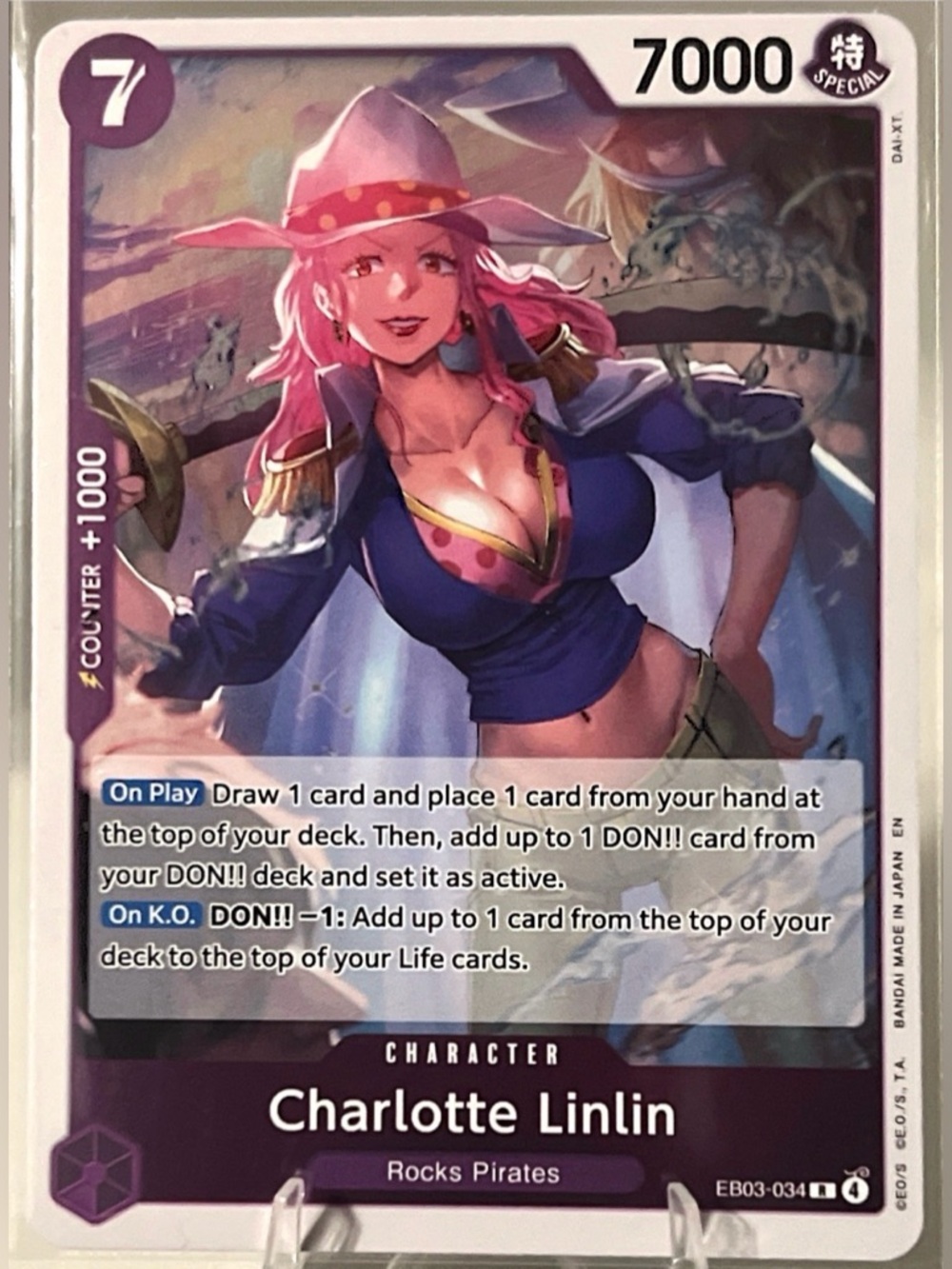 One Piece TCG: Heroines Edition - CHARLOTTE LINLIN EB03 - 034 NM